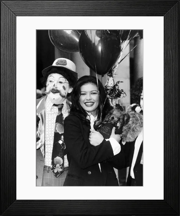 Framed Print : Catherine Zeta Jones Actress Lasunches The Charity Jam And Bread Framed Print : Catherine Zeta Jones Actress Lasunches The Charity Jam And Bread