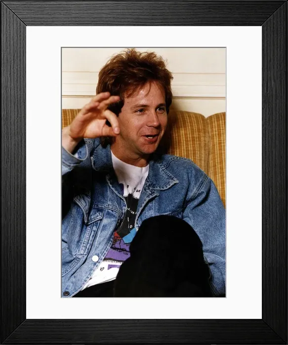 Framed Print : Dana Garvey Actor who stars in the film Waynes World