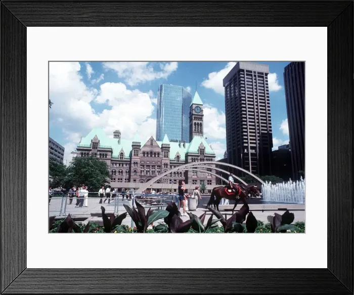 Framed Print : The old city hall in central Toronto in Ontario Canada Framed Print : The old city hall in central Toronto in Ontario Canada