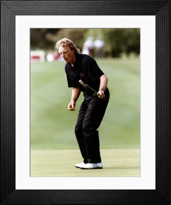 Framed Print : Bernhard Langer golfer circa 1995