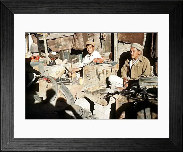 Framed Print : Shoemaker at work Quetta Pakistan Framed Print : Shoemaker at work Quetta Pakistan