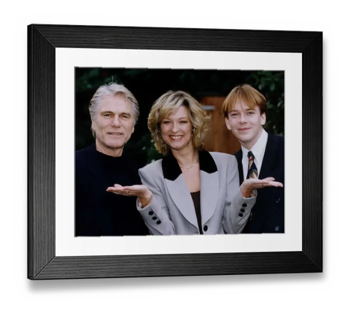 Framed Print : Adam Woodyatt Actor TV Eastenders Ian Beale with Adam Faith and Gillian Taylforth Framed Print : Adam Woodyatt Actor TV Eastenders Ian Beale with Adam Faith and Gillian Taylforth