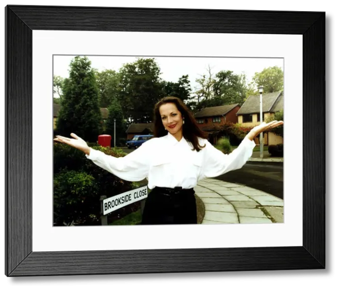 Framed Print : Mary Tamm Actress in tv programme Brookside Framed Print : Mary Tamm Actress in tv programme Brookside
