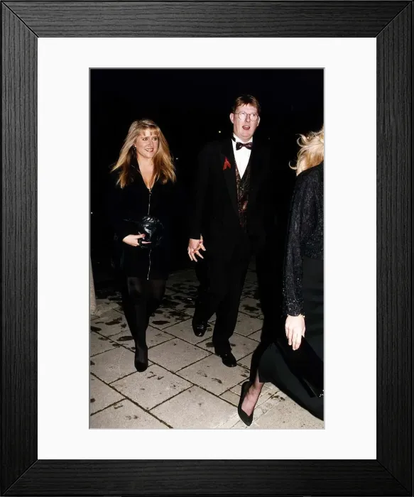 Framed Print : Kevin Kennedy Actor who plays Curly Watts in TVs Coronation Street walking out with Framed Print : Kevin Kennedy Actor who plays Curly Watts in TVs Coronation Street walking out with
