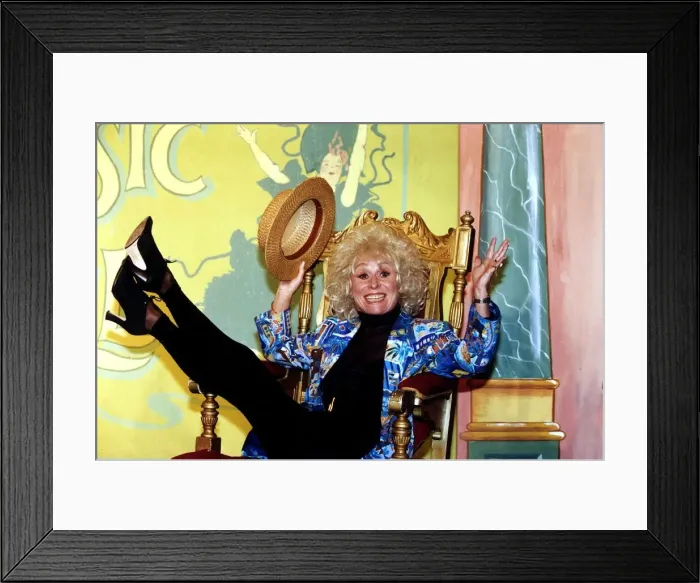 Framed Print : Barbara Windsor Actress who is best known for her characters in the Carry On Films