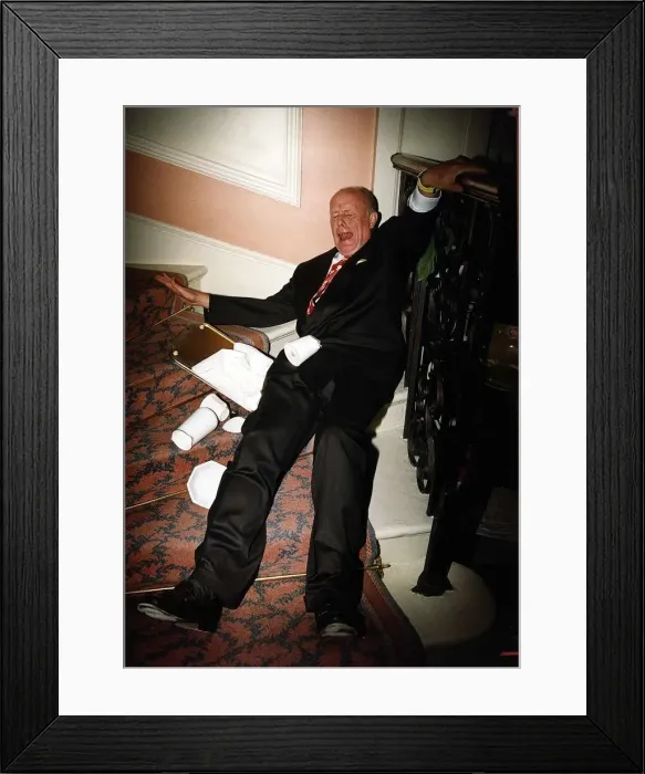Framed Print : Richard Wilson actor plays Victor Meldrew in comedy One Foot In The Grave Framed Print : Richard Wilson actor plays Victor Meldrew in comedy One Foot In The Grave