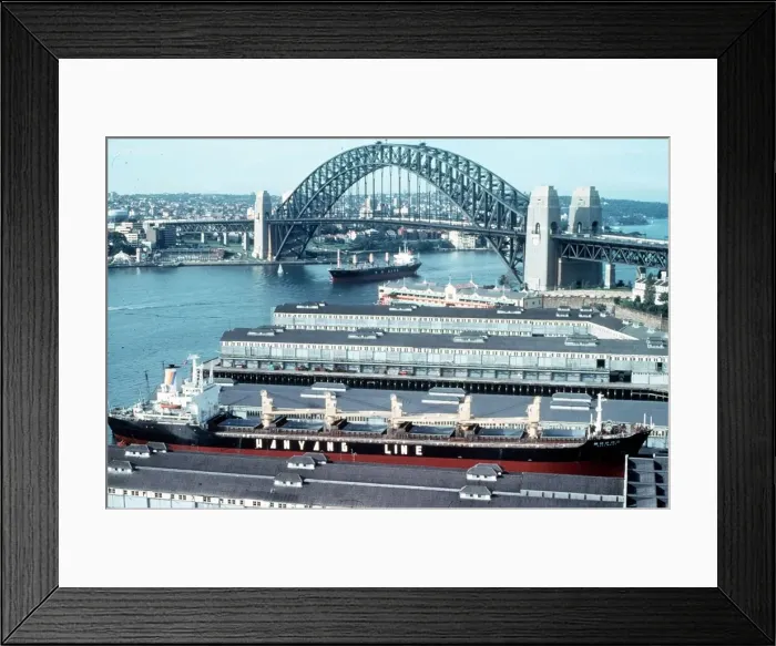 Framed Print : Sydney Australia, tanker docks Framed Print : Sydney Australia, tanker docks