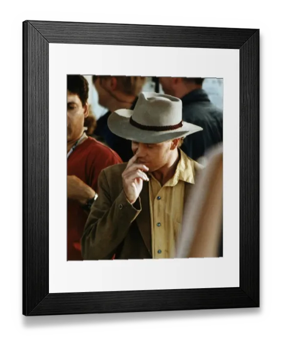 Framed Print : Jason Donovan Actor / Singer picking nose Framed Print : Jason Donovan Actor / Singer picking nose