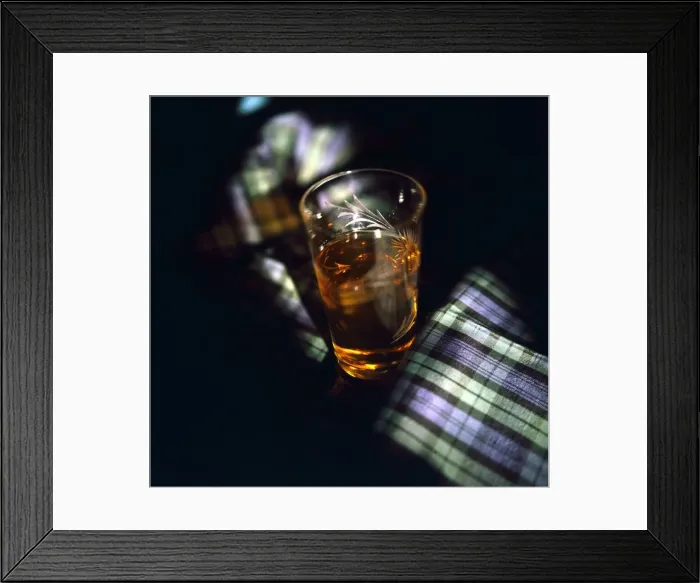 Framed Print : A glass of single malt whisky Circa 1970 Framed Print : A glass of single malt whisky Circa 1970