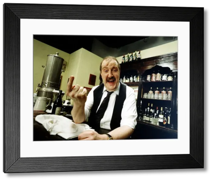 Framed Print : Gorden Kaye Actor in his role of Renee in TV Prog Allo Allo Framed Print : Gorden Kaye Actor in his role of Renee in TV Prog Allo Allo