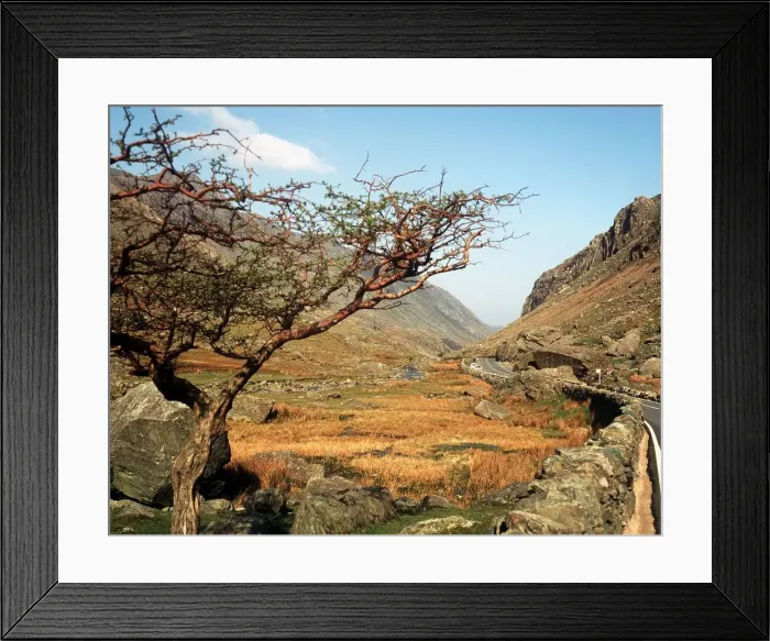 Framed Print : Llanberis Pass in Snowdonia, North Wales Framed Print : Llanberis Pass in Snowdonia, North Wales