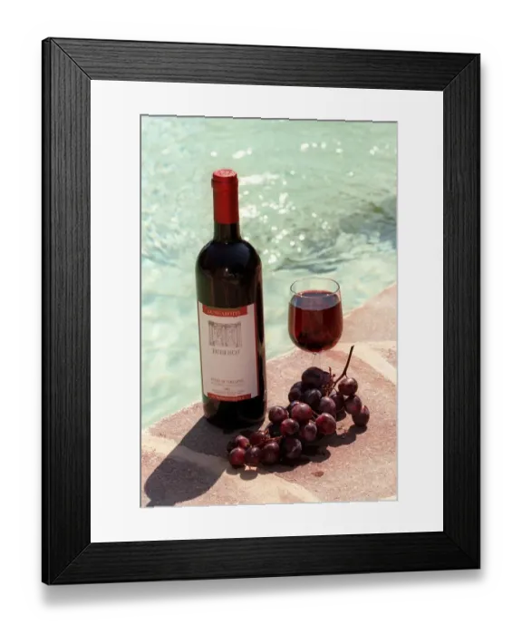 Framed Print : Food and Drink Bottle of Italian Red Wine from Umbria with Grapes and Glass Framed Print : Food and Drink Bottle of Italian Red Wine from Umbria with Grapes and Glass