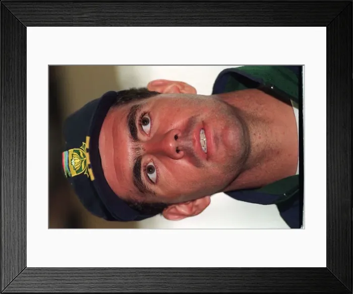 Framed Print : Hanse Cronje South African Cricket Captain June 1998 at Edgebaston Cricket ground