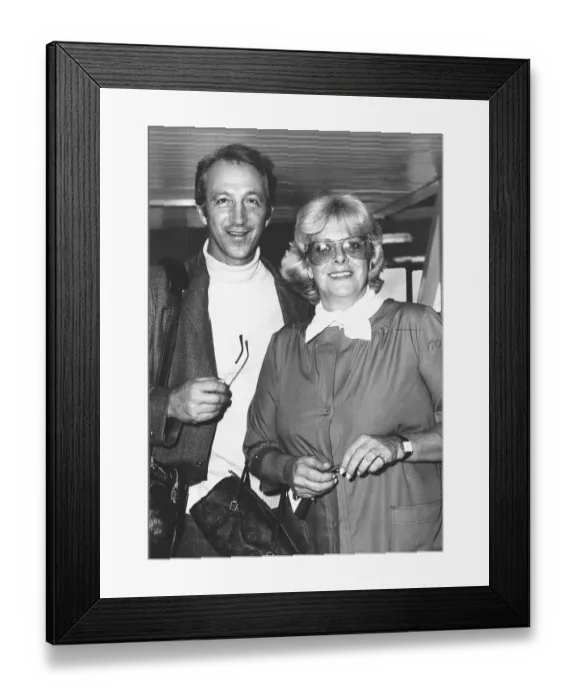 Framed Print : Rosemary Clooney Actress With Her Boyfriend Dante Di Paolo At Heathrow Framed Print : Rosemary Clooney Actress With Her Boyfriend Dante Di Paolo At Heathrow