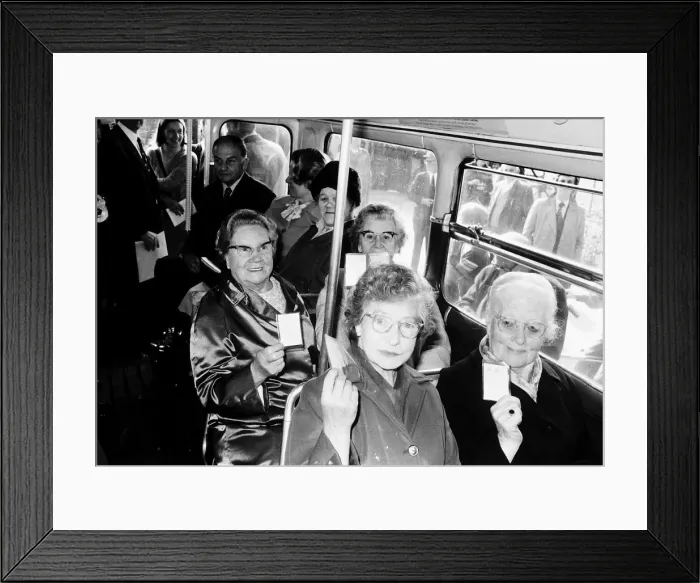 Framed Print : Old people circa 1967 Framed Print : Old people circa 1967