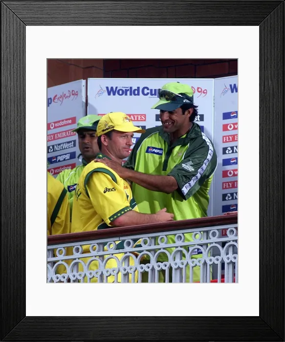 Framed Print : Australia V Pakistan June 1999 Cricket World Cup Final Lords