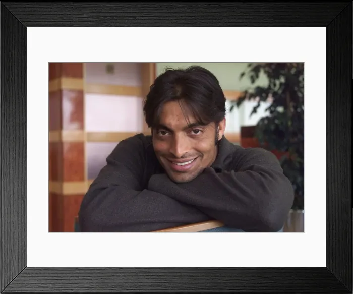 Framed Print : Shoaib Akhtar June 1999 Pakistan Cricket Player Framed Print : Shoaib Akhtar June 1999 Pakistan Cricket Player