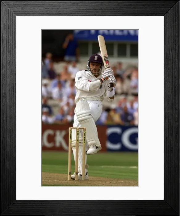 Framed Print : England v New Zealand Cricket Third Test August 1999 Mark Ramprakash bats for a score of Framed Print : England v New Zealand Cricket Third Test August 1999 Mark Ramprakash bats for a score of