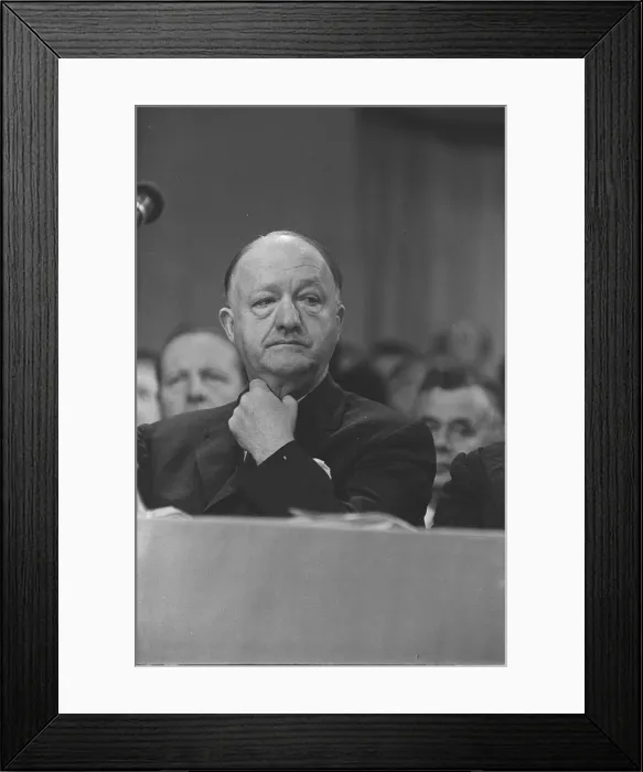 Framed Print : The Deputy Prime Minister Rab Butler at the 1962 Conservative Party Conference Framed Print : The Deputy Prime Minister Rab Butler at the 1962 Conservative Party Conference