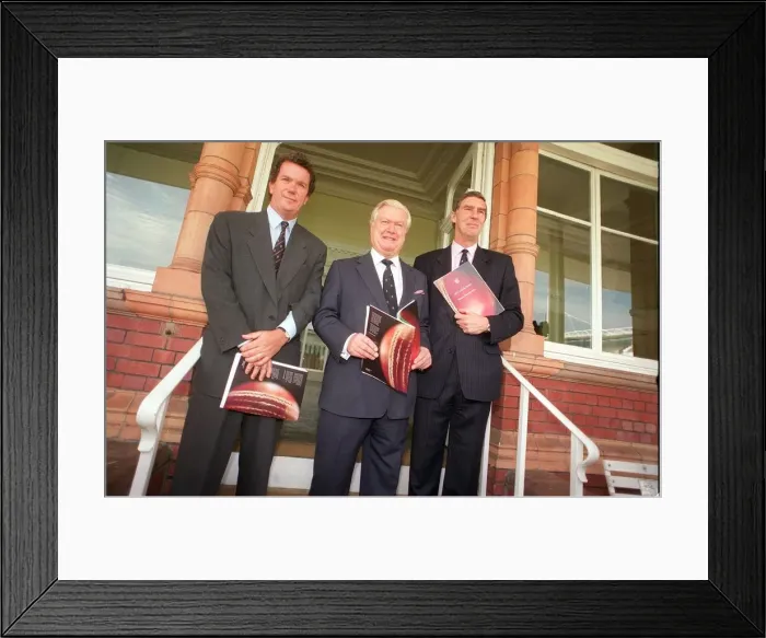 Framed Print : Anthony Wreford Colin Ingleby Mackenzie and Roger Knight L TO R in the Men Only Lords Framed Print : Anthony Wreford Colin Ingleby Mackenzie and Roger Knight L TO R in the Men Only Lords