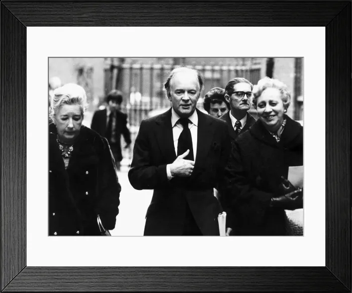 Framed Print : Tony Britton Actor attending the Peter Finch memorial service DBase Framed Print : Tony Britton Actor attending the Peter Finch memorial service DBase