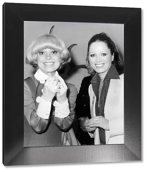 Carol Channing Actress with Authoress Jackie Collins DBase