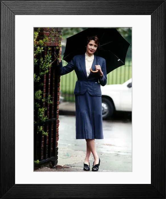 Framed Print : Deborah Barrymore daughter of Roger Moore April 1989 DBase Framed Print : Deborah Barrymore daughter of Roger Moore April 1989 DBase