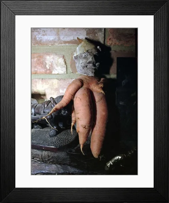 Framed Print : Mascot of the Partridge Green Pumpkin club in the Windmill pub Figure made out of a