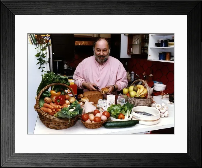 Framed Print : Michael Van Stratten food expert Author Framed Print : Michael Van Stratten food expert Author