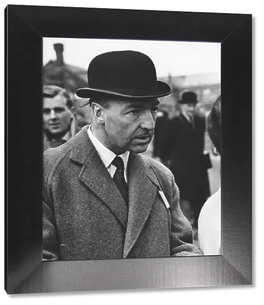 John Profumo, Minister of War, at Sandown Park racing in 1963