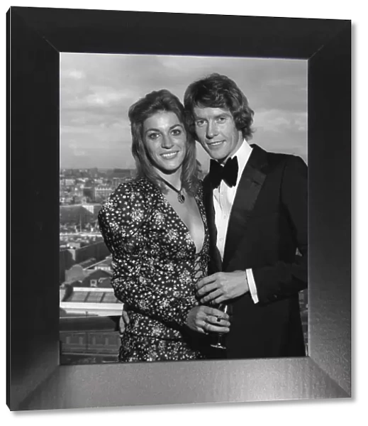 Michael Crawford and his wife Gabrielle July 1970 at the film premiere of The
