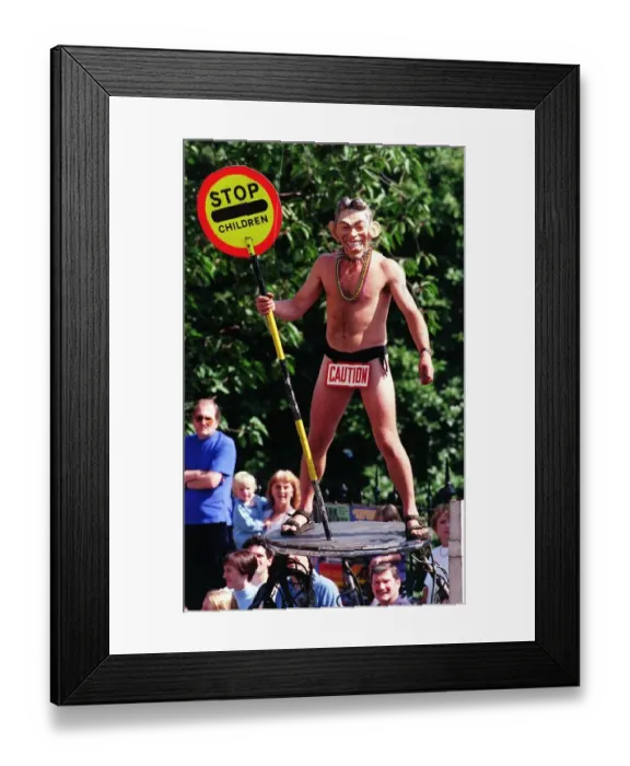 Framed Print : Edinburgh Festival Parade August 1998 Parade marches down Princes Street Edinburgh Framed Print : Edinburgh Festival Parade August 1998 Parade marches down Princes Street Edinburgh