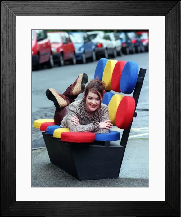Framed Print : Presenter Marsali Stewart at photocall June 1998 A©mirrorpix Framed Print : Presenter Marsali Stewart at photocall June 1998 A©mirrorpix