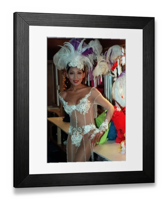 Framed Print : Ladyboys Edinburgh Festival August 1998 member of dance theatre troupe from Bangkok Framed Print : Ladyboys Edinburgh Festival August 1998 member of dance theatre troupe from Bangkok
