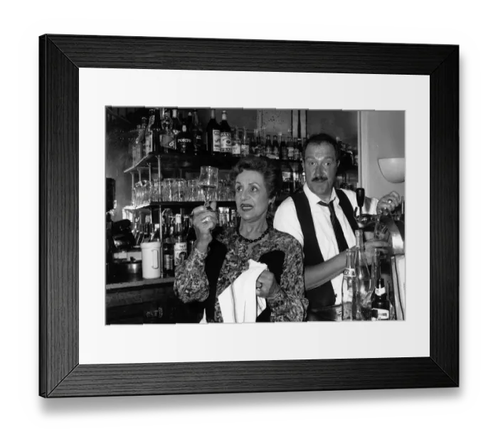 Framed Print : Allo Allo TV programme with Gorden Kaye as Rene 1989