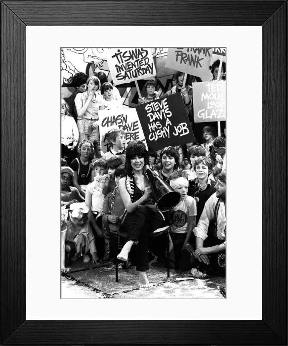 Framed Print : Sally James TV presenter on TISWAS A©mirrorpix Framed Print : Sally James TV presenter on TISWAS A©mirrorpix
