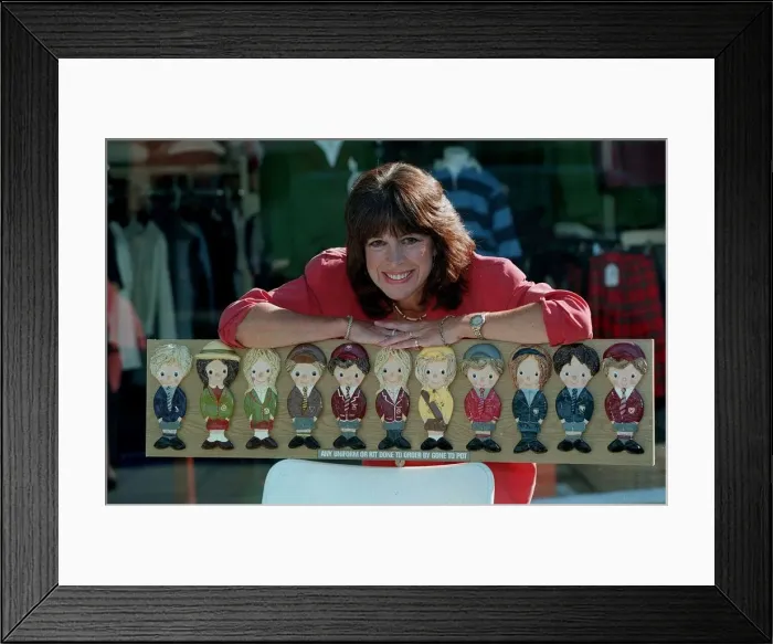Framed Print : Sally James TV Presenter September 1998 A©mirrorpix Framed Print : Sally James TV Presenter September 1998 A©mirrorpix