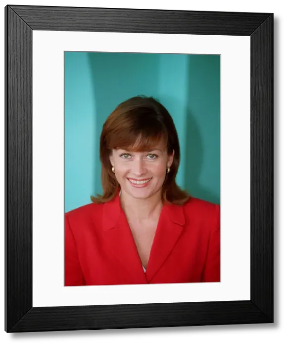 Framed Print : Sara Blizzard Live TV Presenter June 1998 Who was a presenter on Liverpool Live