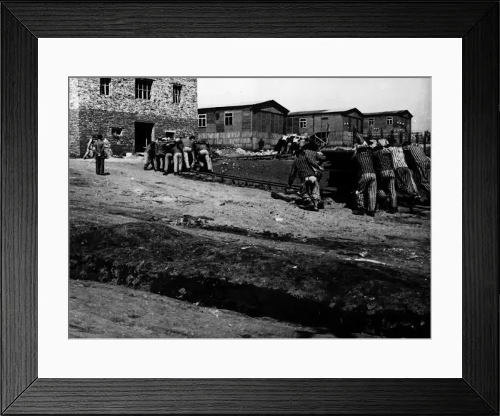 Framed Print : Tv Programme Schindler at Plaszow Camp A©mirrorpix