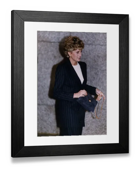 Framed Print : Princess Diana at the Metropole Hotel in London to attend a European Drug prevention Framed Print : Princess Diana at the Metropole Hotel in London to attend a European Drug prevention