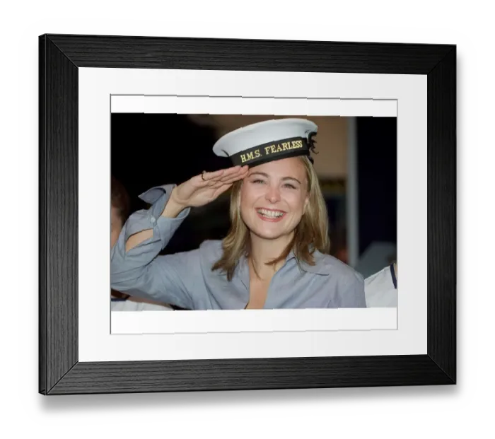 Framed Print : Philippa Forrester TV Presenter January 1999 At the Boat Show at London