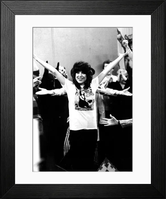 Framed Print : Sally James TV presenter of TISWAS A©mirrorpix Framed Print : Sally James TV presenter of TISWAS A©mirrorpix