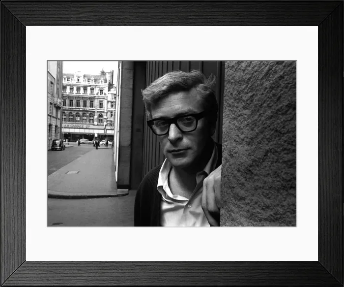 Framed Print : Actor Michael Caine pictured in London. July 1964 Framed Print : Actor Michael Caine pictured in London. July 1964