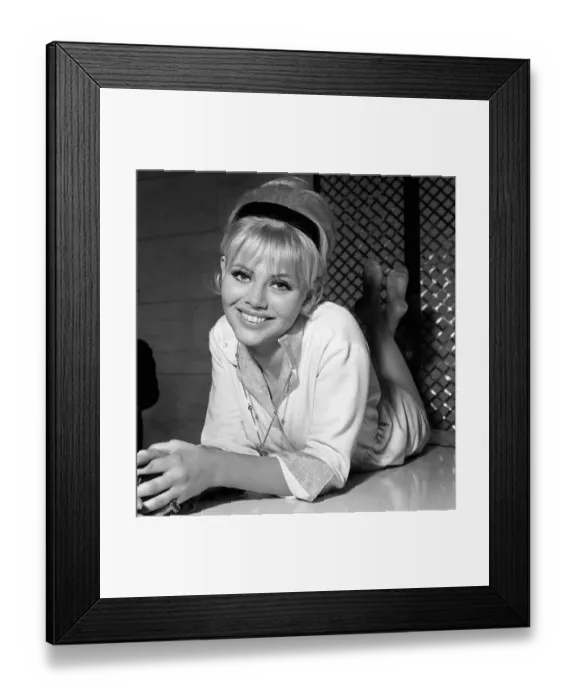 Framed Print : Actress model Britt Ekland 1964 Framed Print : Actress model Britt Ekland 1964