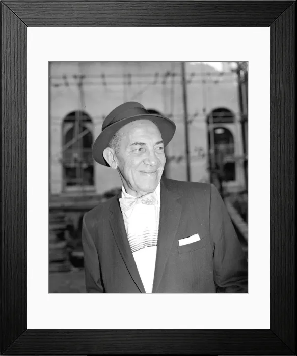 Framed Print : Chico Marx Marx Brothers September 1959 Framed Print : Chico Marx Marx Brothers September 1959