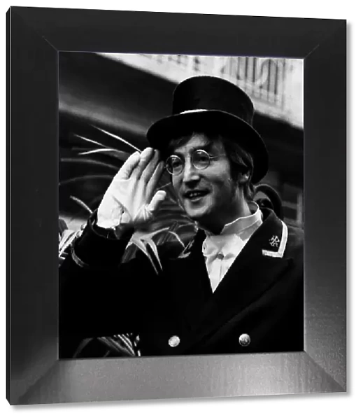 John Lennon played the part of a club commissionaire. Carnaby Steet during the filming of