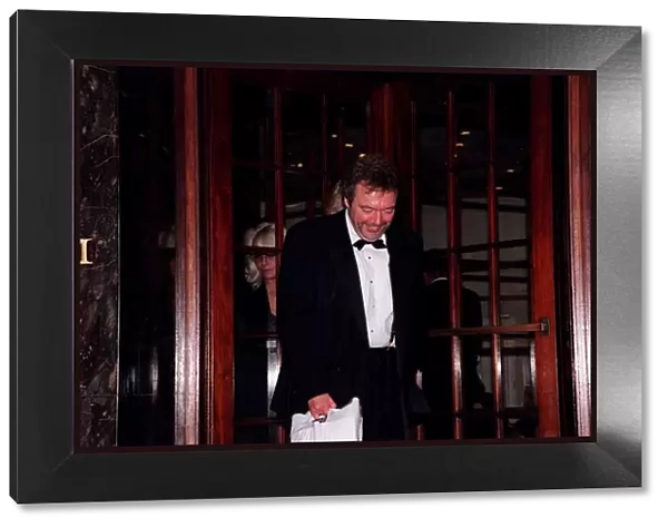 Jeremy Beadle TV Presenter November 1998 Leaving the Princess Diana Gala Fundraise