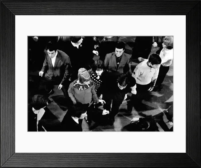Framed Print : Filming on the set of Ready Steady Go! February 1964 Framed Print : Filming on the set of Ready Steady Go! February 1964