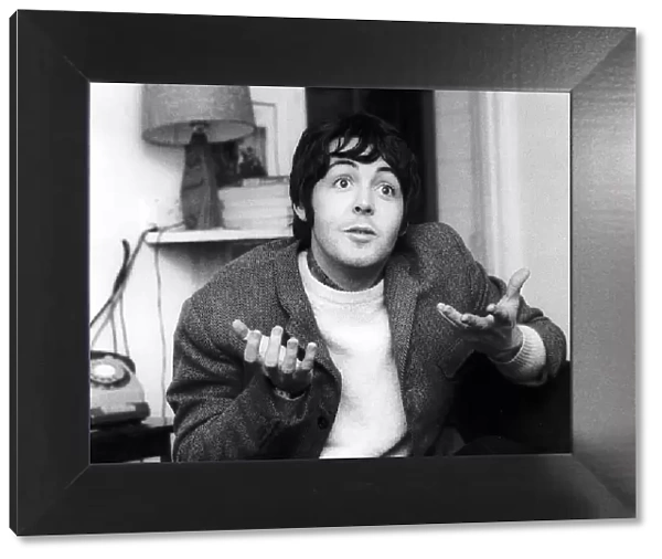 Paul McCartney seen here at his home in St Johns Wood following much criticism of