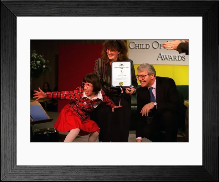Framed Print : John Major seen here with ca Court at the Child of Courage Awards 1996 Framed Print : John Major seen here with ca Court at the Child of Courage Awards 1996